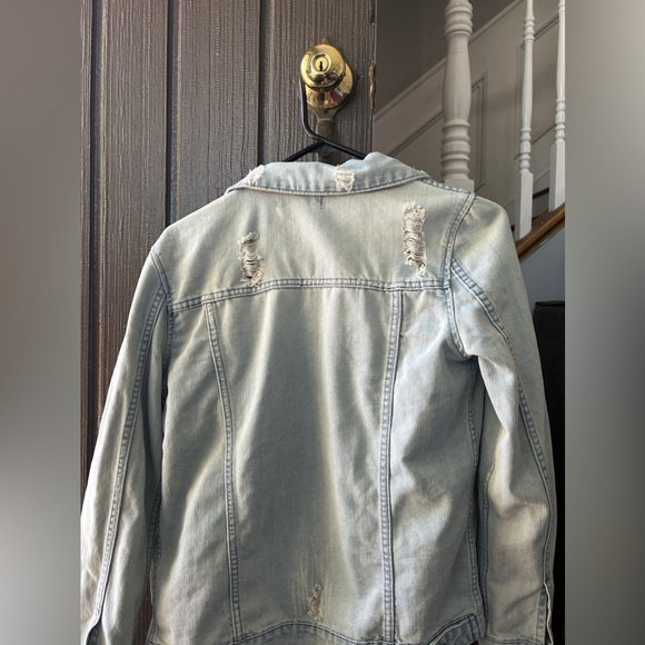 Elwood distressed denim jacket - Picture 3 of 8